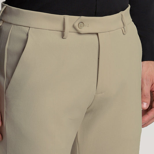 Beige Formal Chino Pant