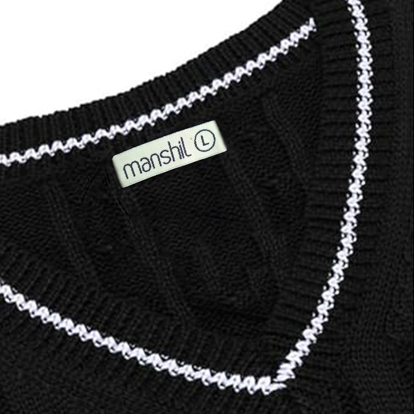 Black Sweater Vest