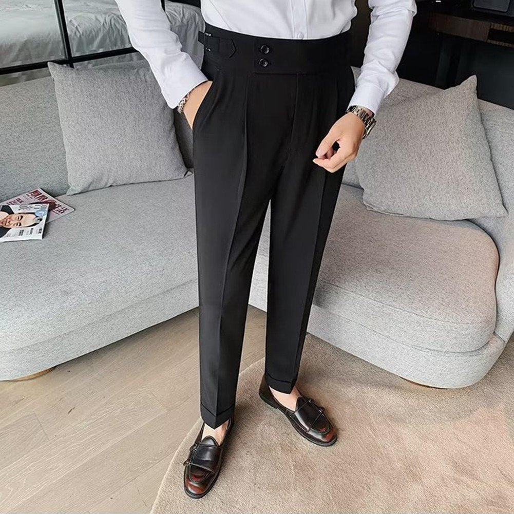 Black Formal Gurkha Pant