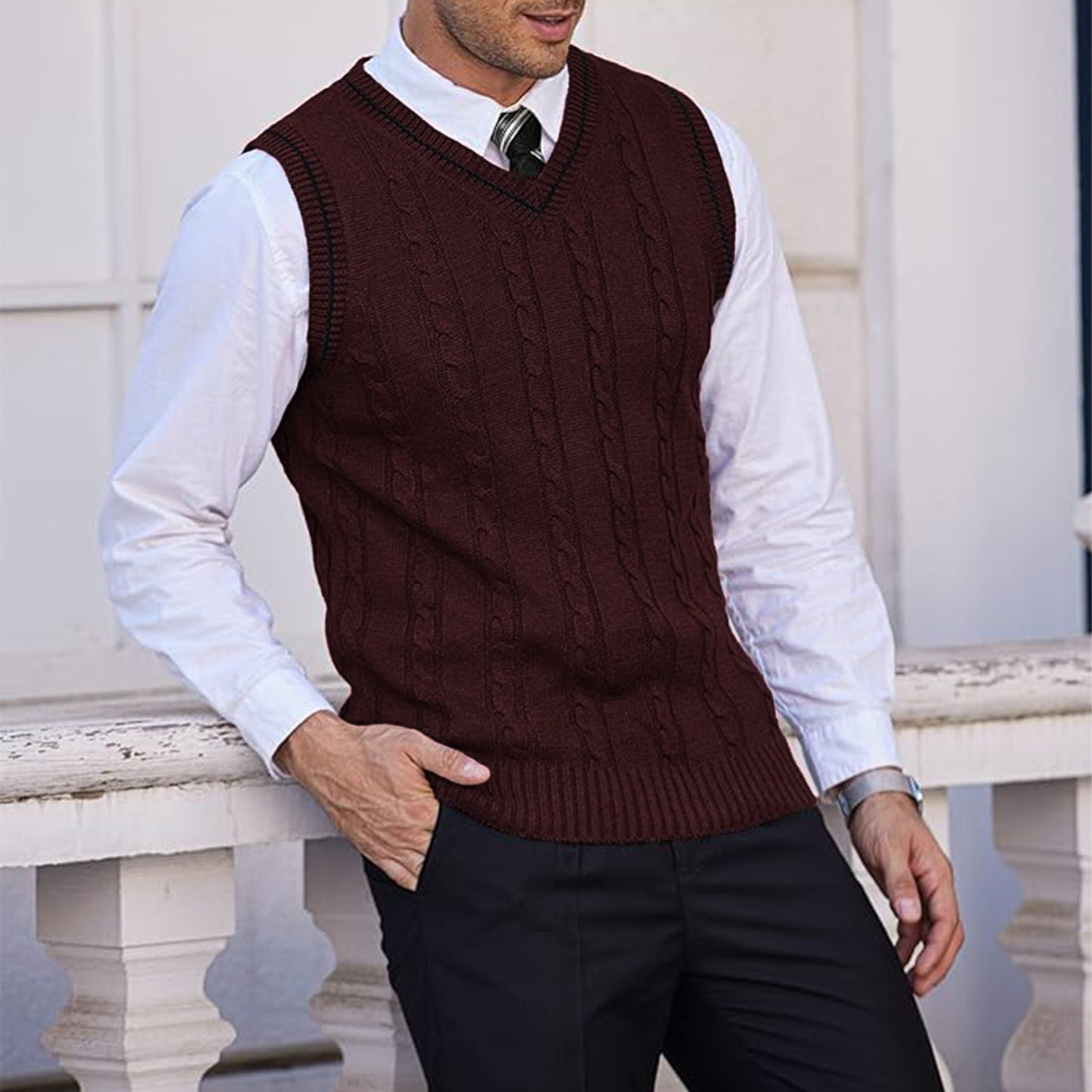 Chocolate Sweater Vest