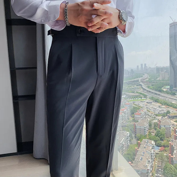 Dark Grey Formal Gurkha Pant