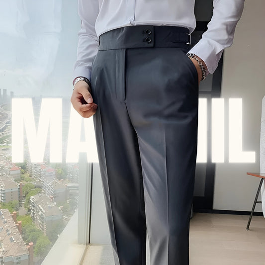 Dark Grey Formal Gurkha Pant