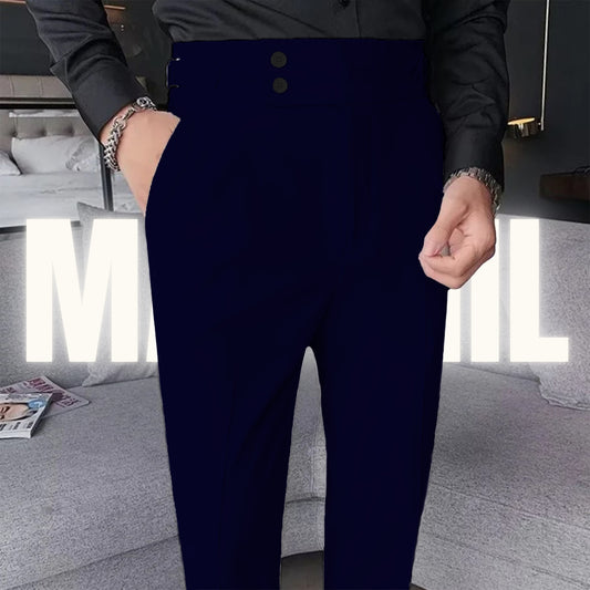 Navy-blue Formal Gurkha Pant