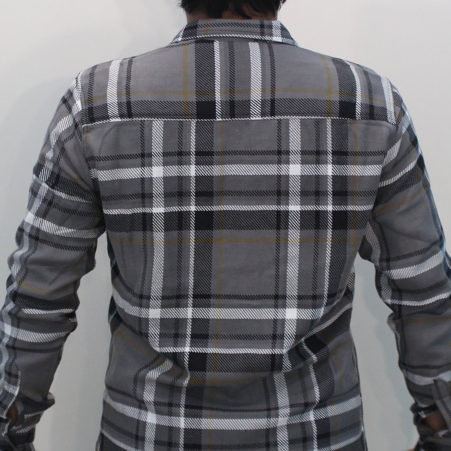 Winter Grey Plaid Shirt