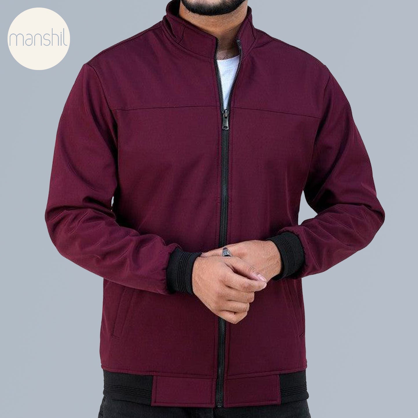 Maroon Bonded Jacket