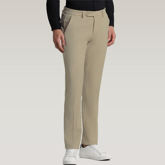 Beige Formal Chino Pant