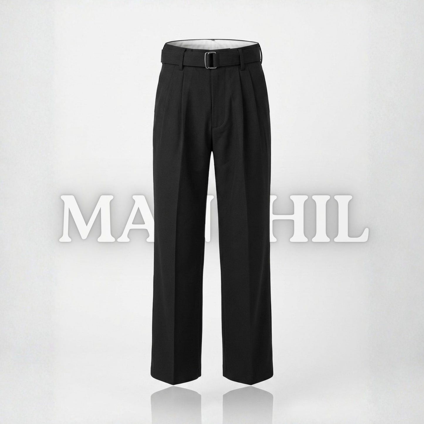Black Belted Loose-fit Pant (BLP-1)