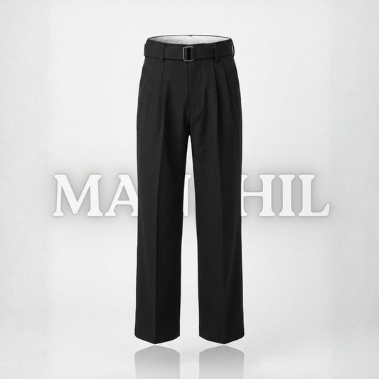 Black Belted Loose-fit Pant (BLP-1)
