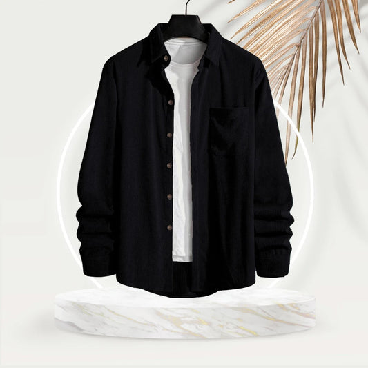 Black Corduroy Shirt