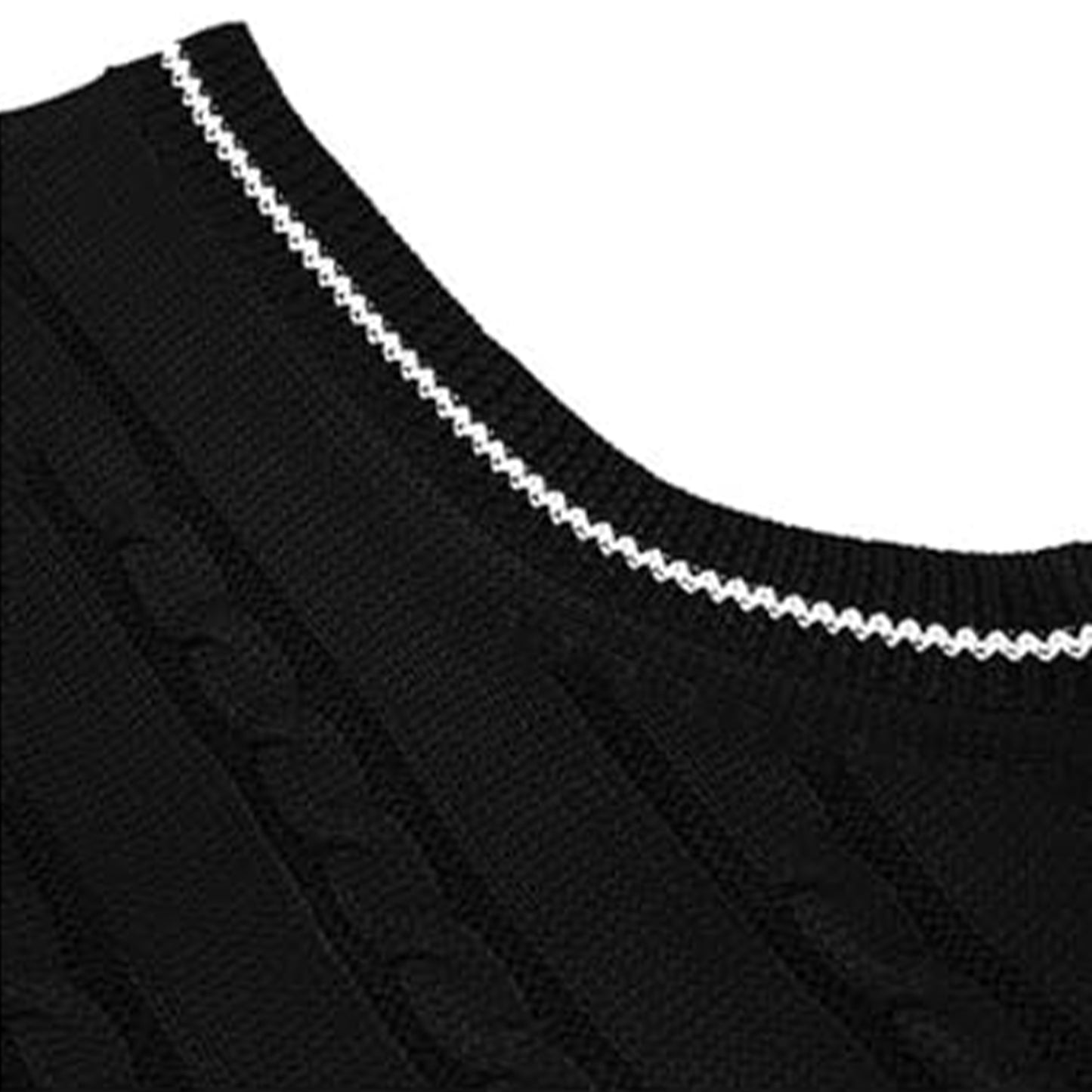 Black Sweater Vest