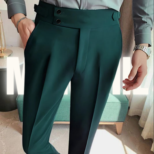Bottle-green Formal Gurkha Pant