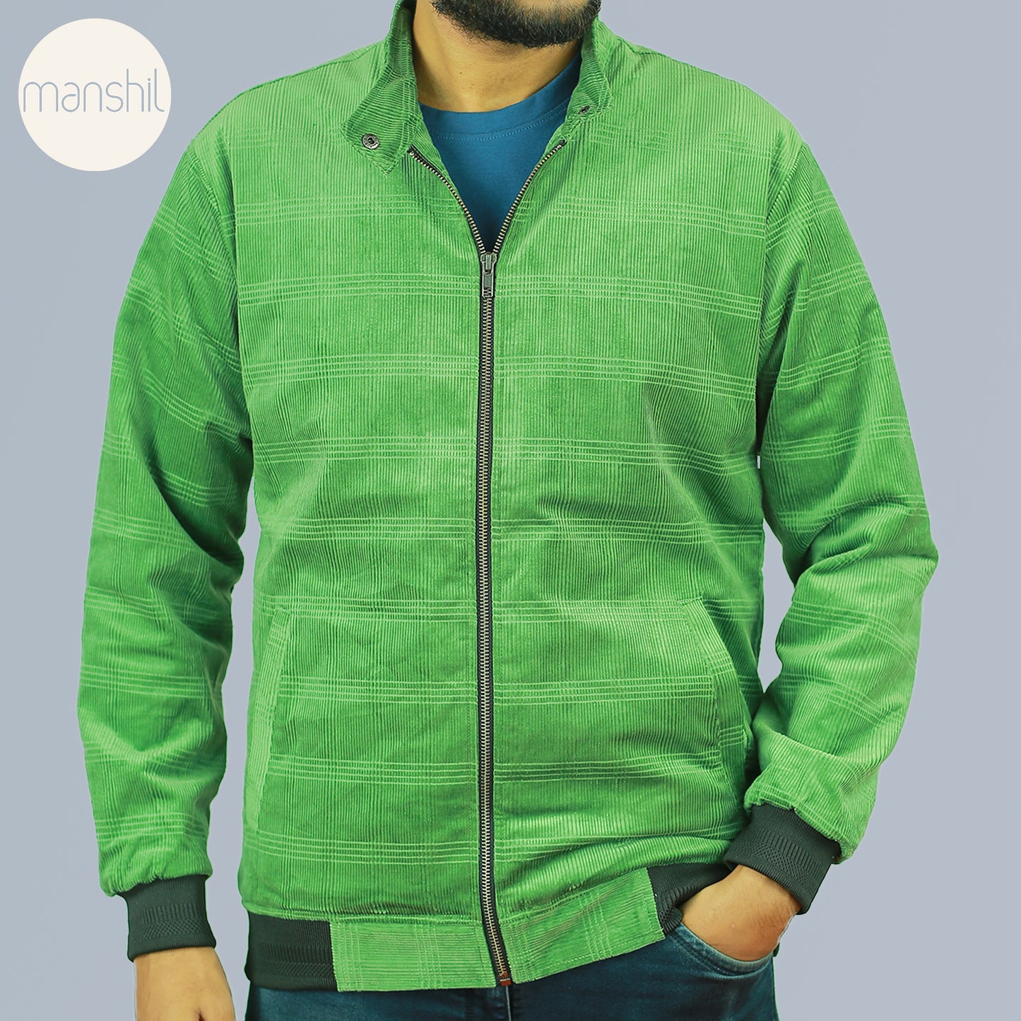 Lime Corduroy Jacket