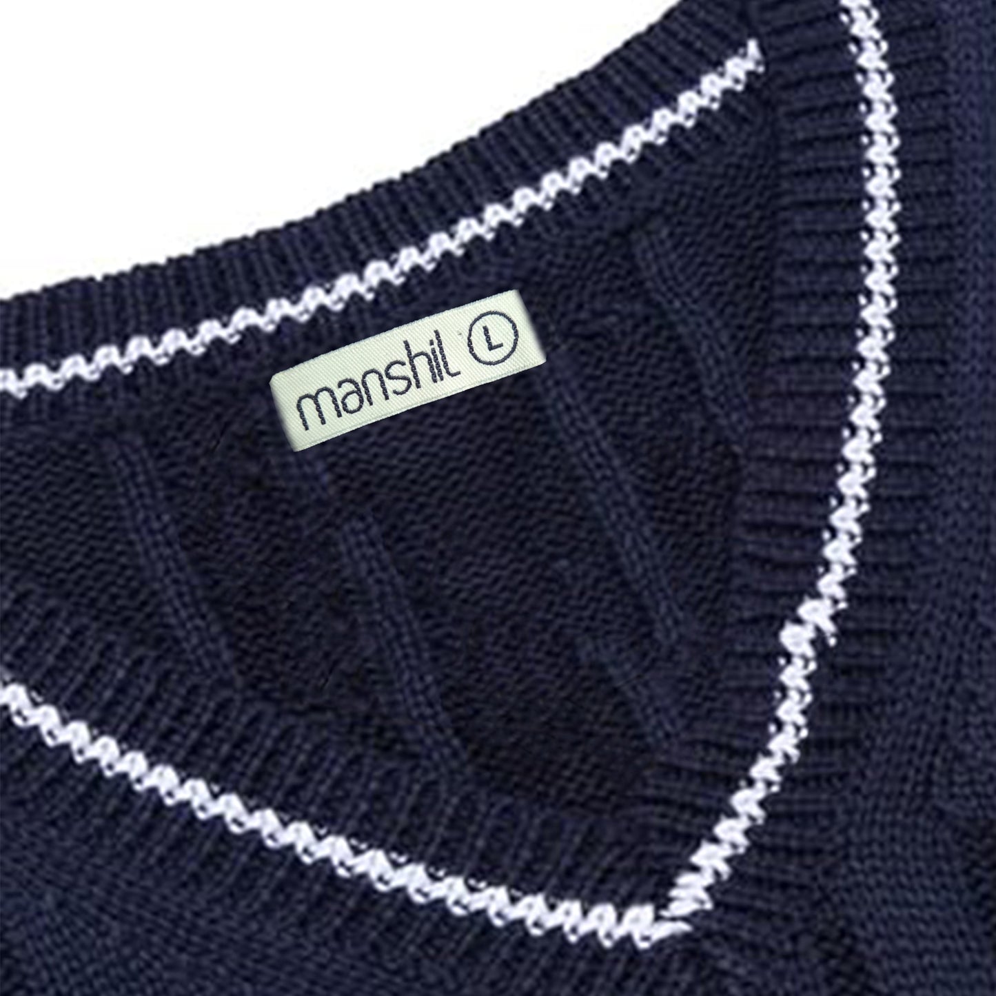 Navy-blue Sweater Vest