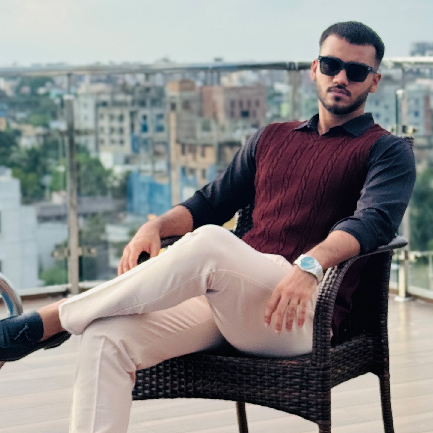 Chocolate Sweater Vest