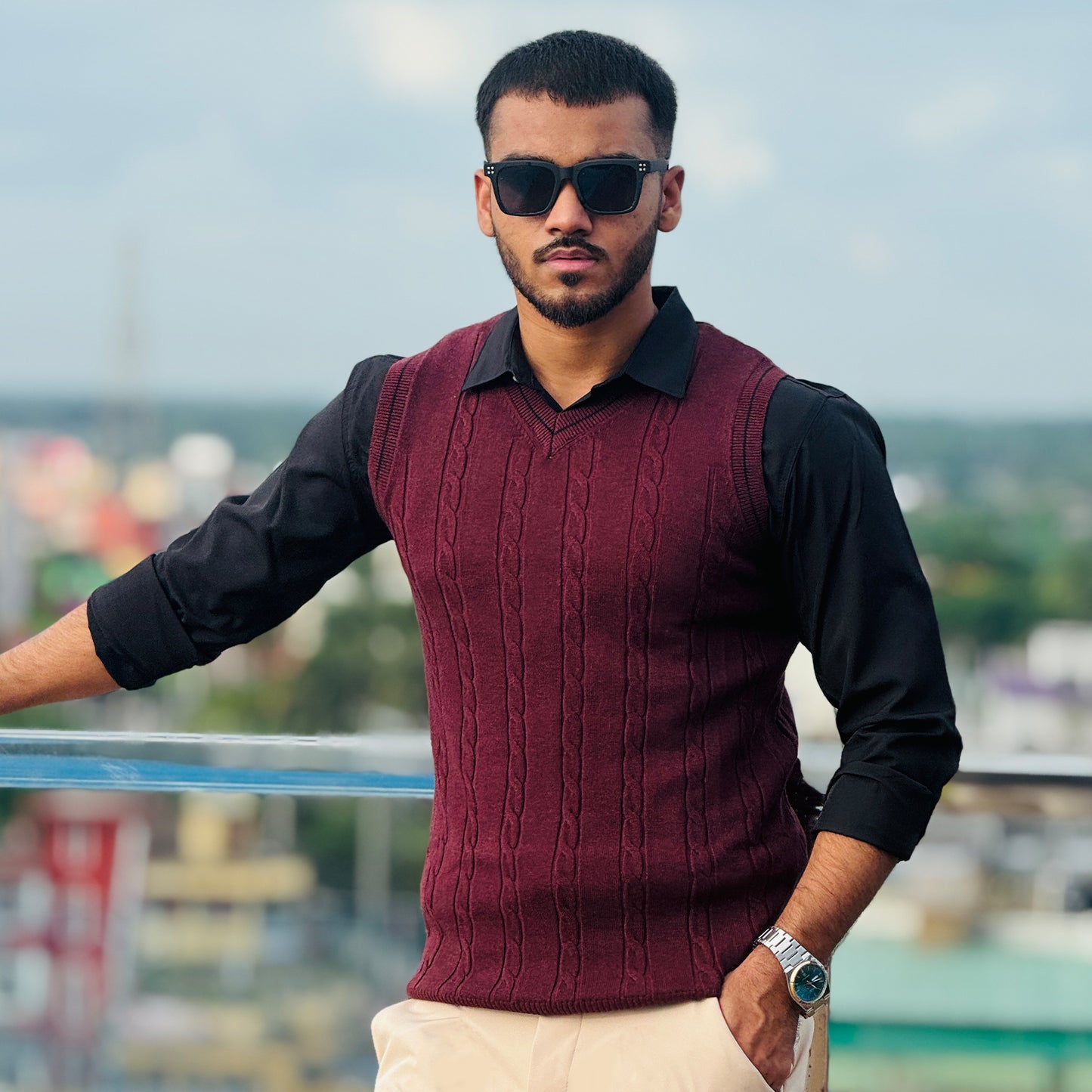 Chocolate Sweater Vest