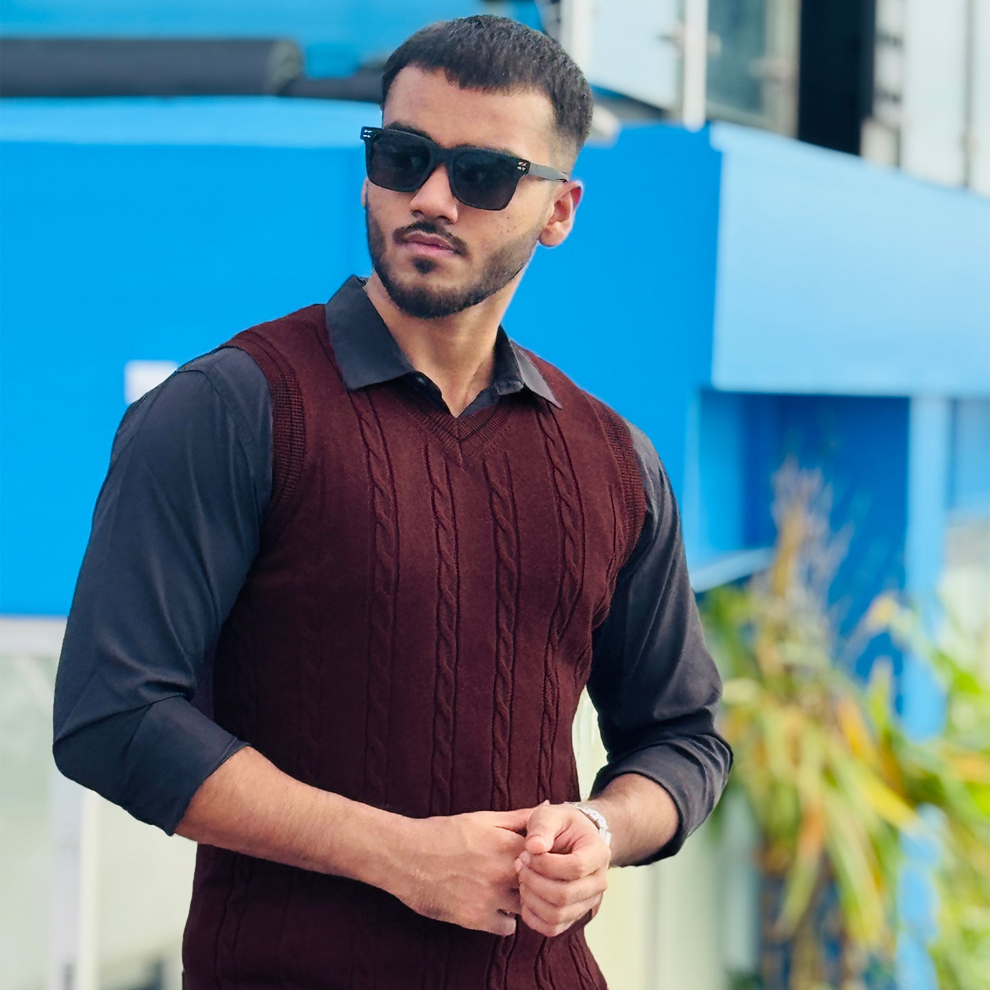 Chocolate Sweater Vest