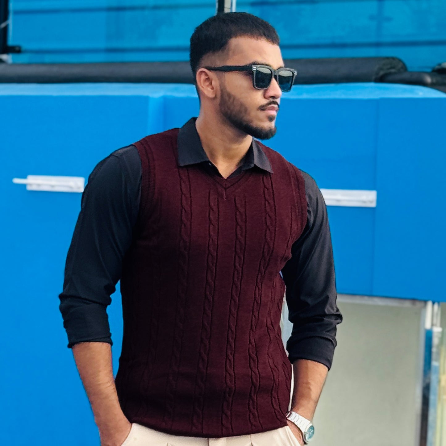 Chocolate Sweater Vest