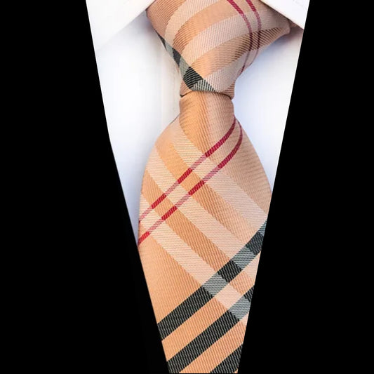 Copper & Red British Tie (A-06)
