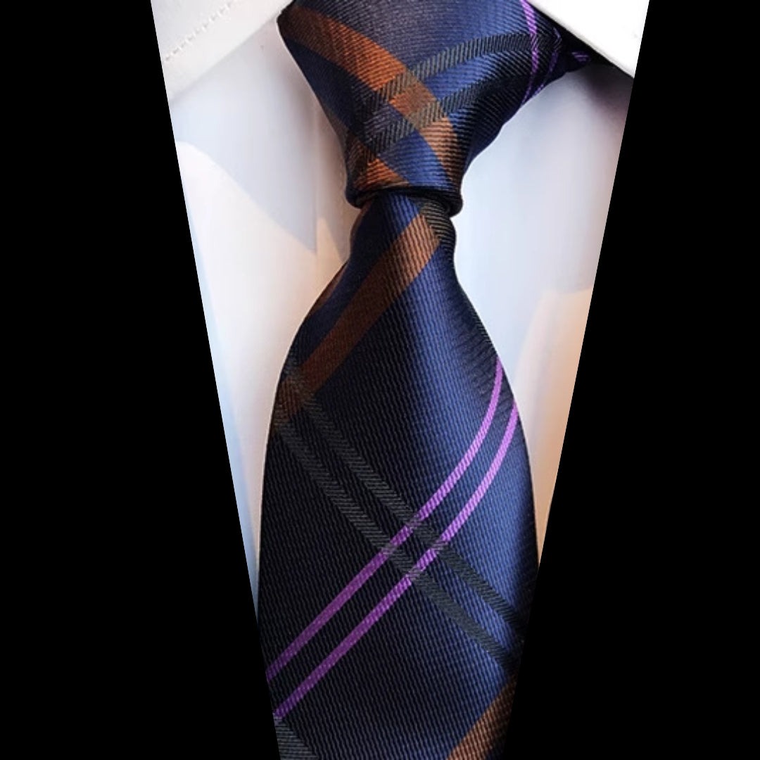 Dark Navy British Tie (A-02)
