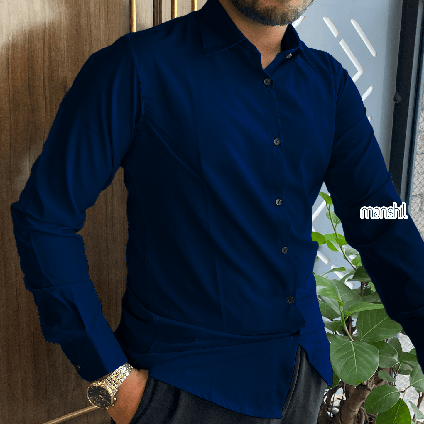 Dark Blue Formal Shirt