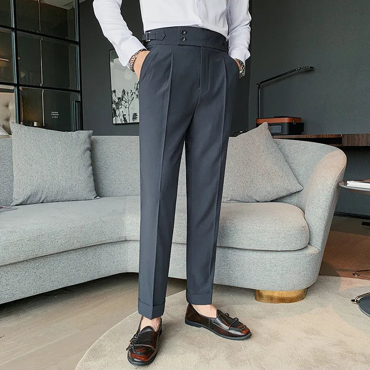 Dark Grey Formal Gurkha Pant