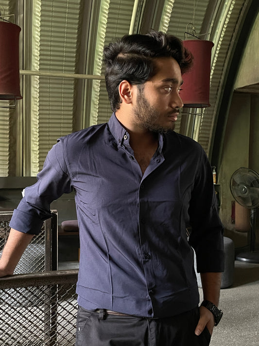 Dark Blue Formal Shirt