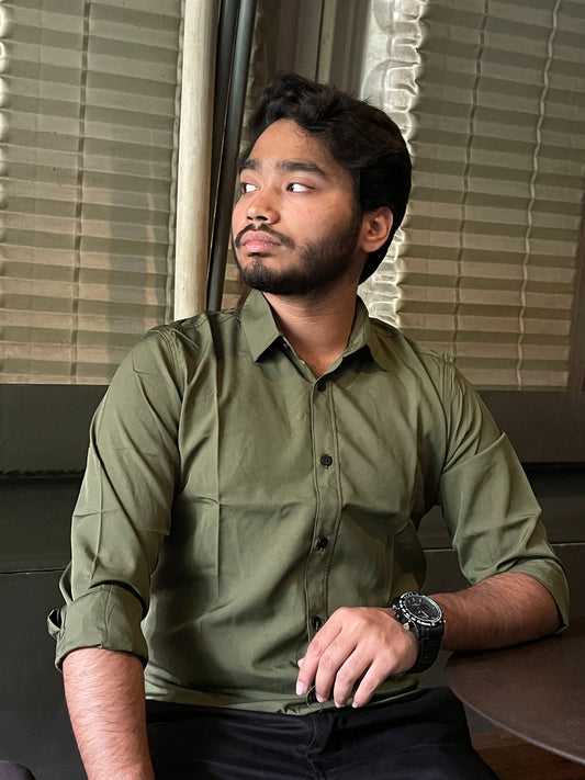 Olive Formal Shirt