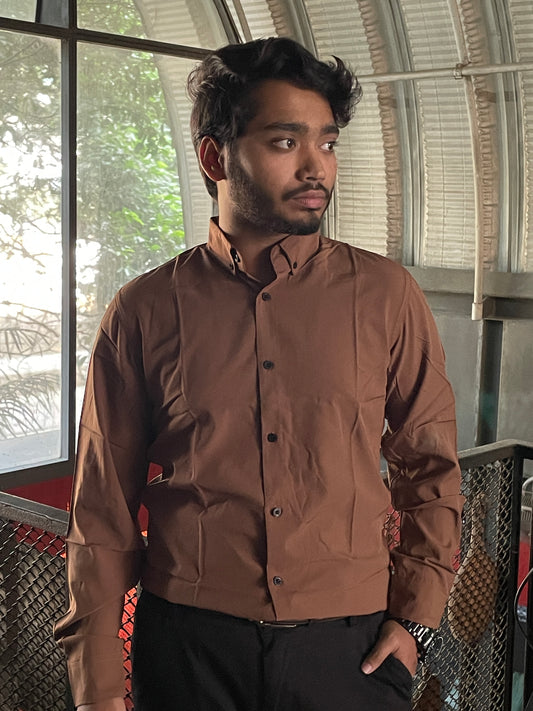 Brown Formal Shirt