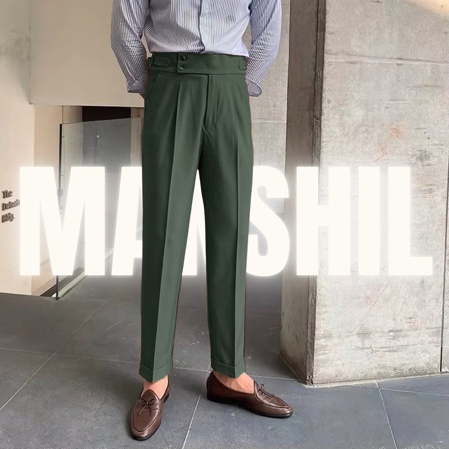 Light-olive Formal Gurkha Pant