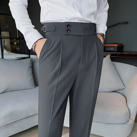Light Grey Formal Gurkha Pant