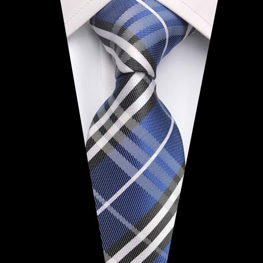 Navy & Black British Tie (A-14)