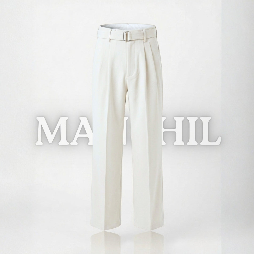 Off-white Belted Loose-fit Pant (BLP-3)