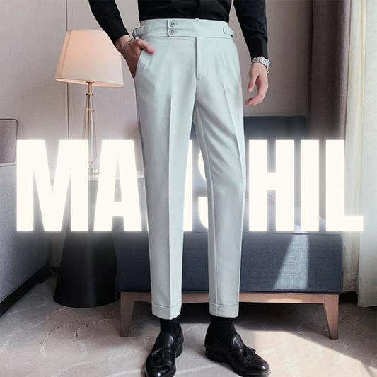 Stone Grey Formal Gurkha Pant