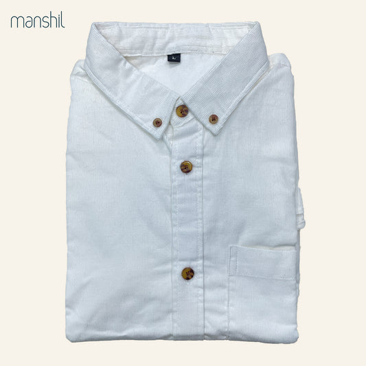 White Corduroy Shirt